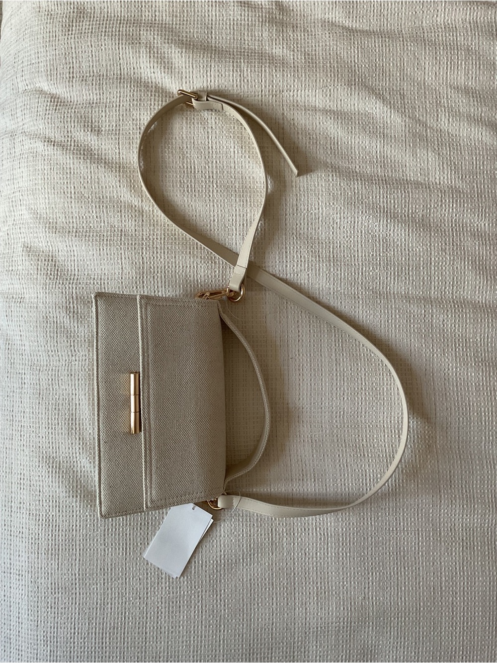 H&M Linen Crossbody Bag NWT
